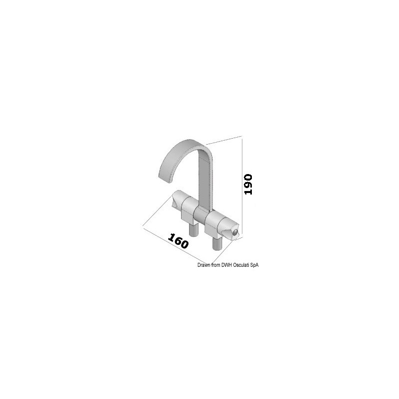 Robinet "Style" tige rabattable