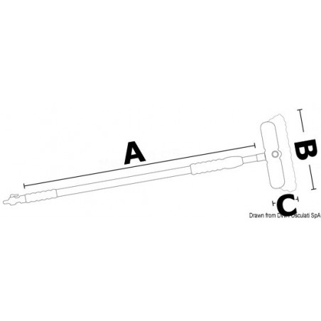 Balais-brosse télescopique