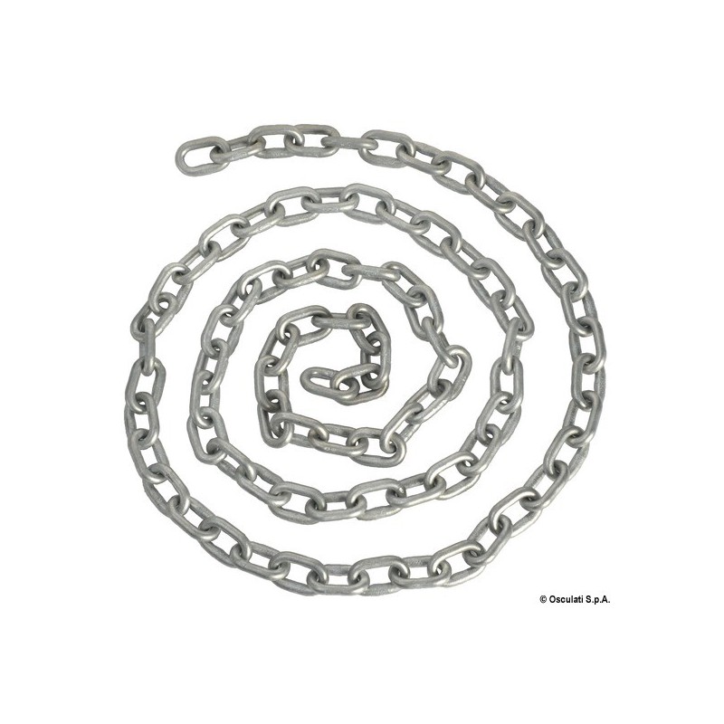 Chaine galvanisée calibrée 