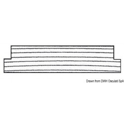 Latte teck pour pont 