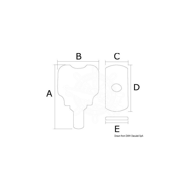 Poignées portes Osculati