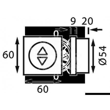 Variateur 12/24V 100W blanc 