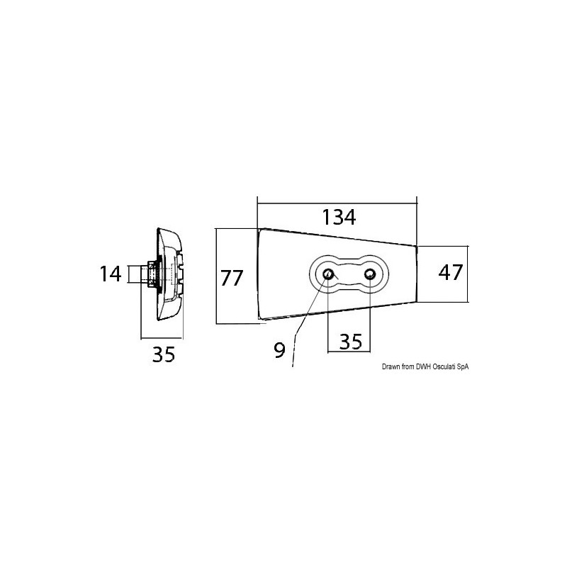 Anode VOLVO Penta série DP