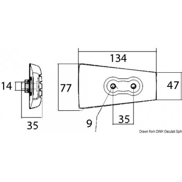 Anode VOLVO Penta série DP