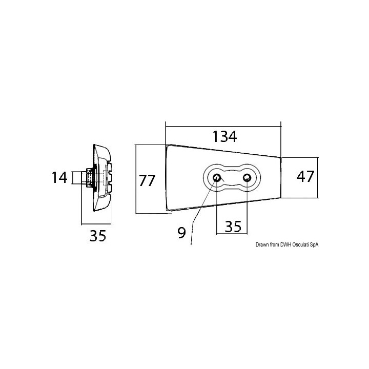 Anode VOLVO Penta série DP