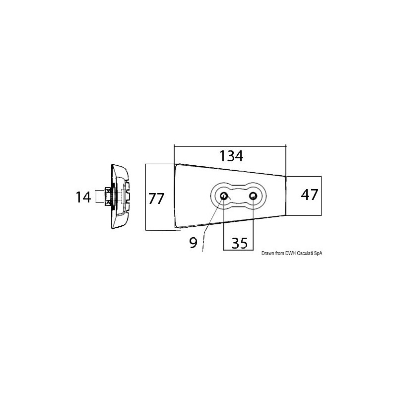 Anode VOLVO Penta série DP