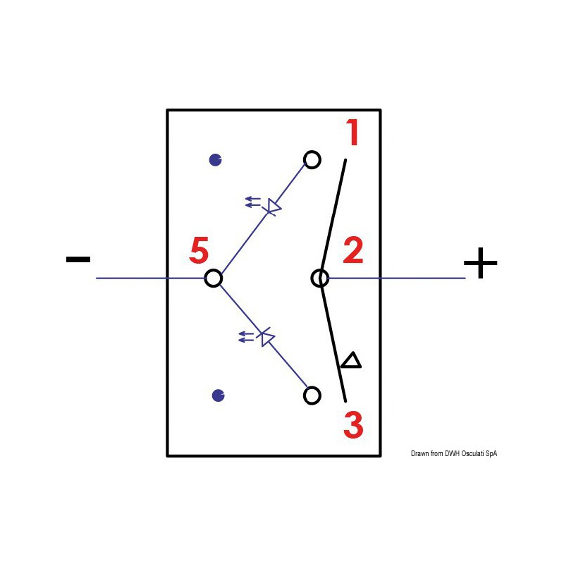 Interrupteur à bascule "Marina R" 