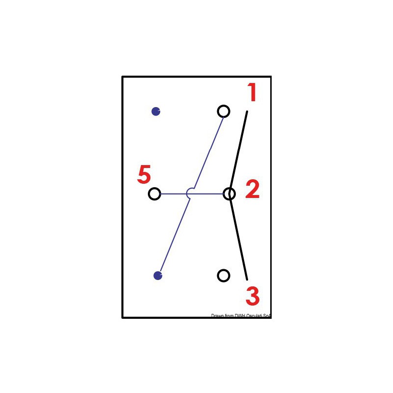Interrupteur à bascule "Marina R" 