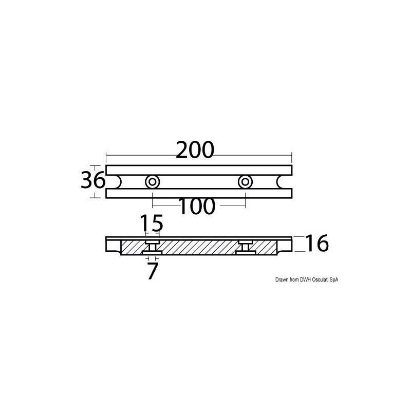 Barre Yamaha / Mariner / Selva