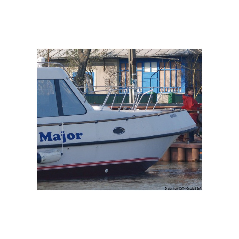 Profilé PVC noir 70x70mm  