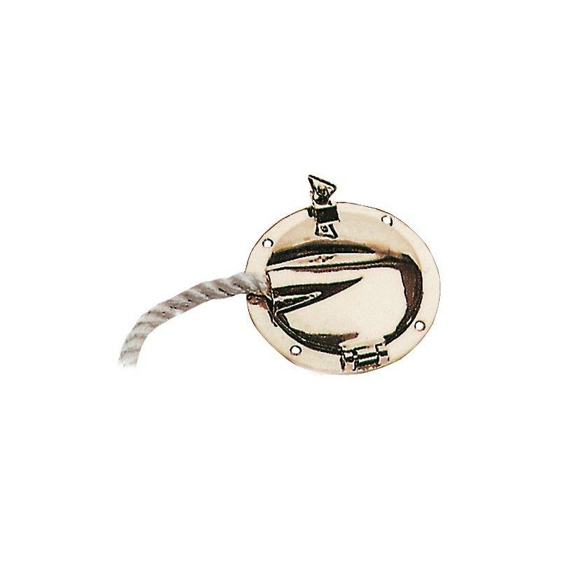 Ecubier amarre laiton chromé 