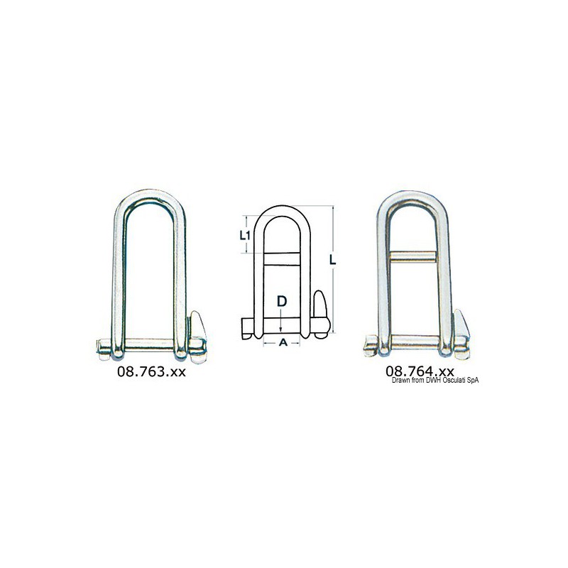 Manille fermeture à gâchette
