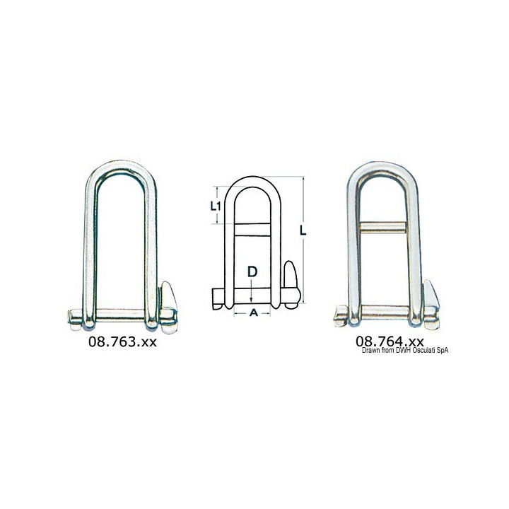 Manille fermeture à gâchette
