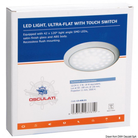  Plafonnier LED ultraplat 