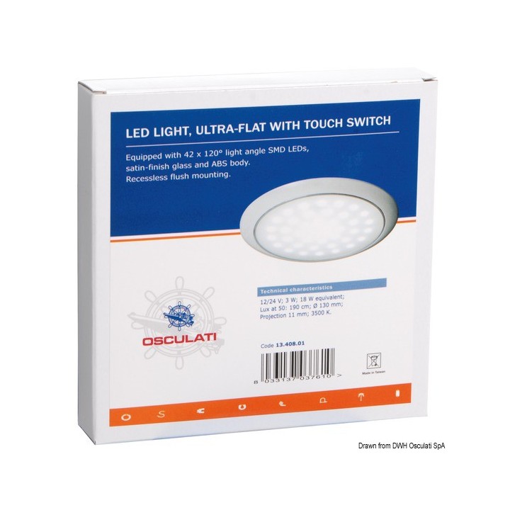  Plafonnier LED ultraplat 