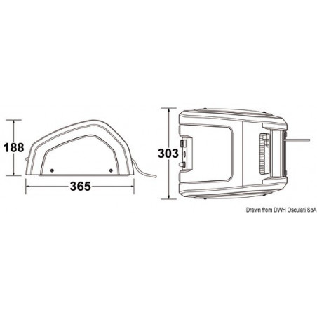 Treuil LEWMAR Captive CRW400