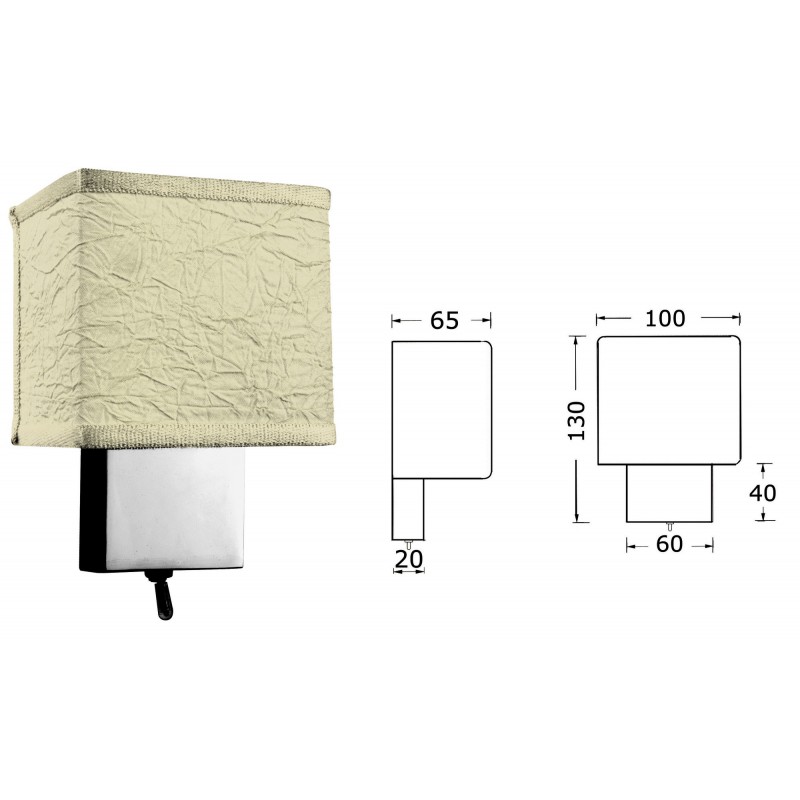 Applique pour tête de lit en laiton