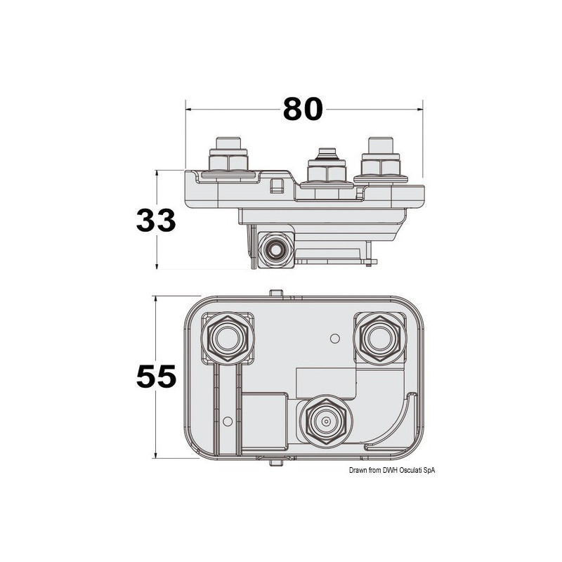 Boîte pour fusible MEGA