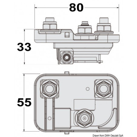 Boîte pour fusible MEGA