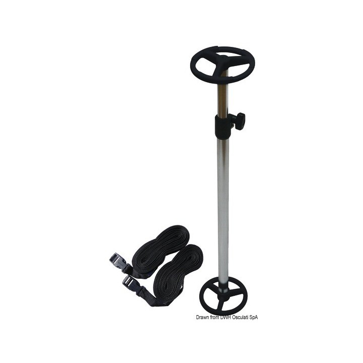 Support télescopique pour bâches