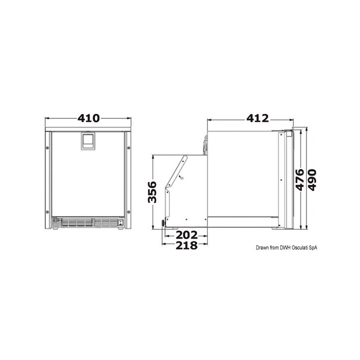 Machine à glaçons White Ice Low Profile 