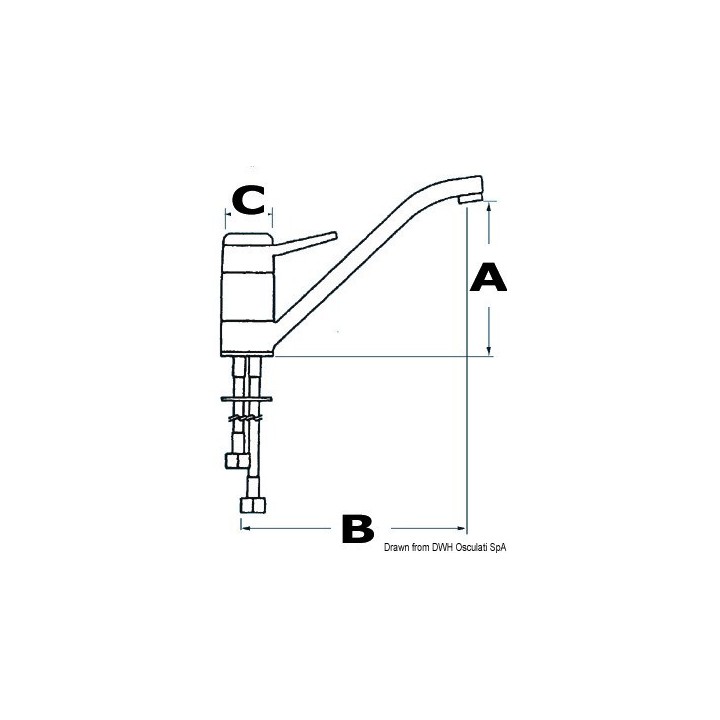 Robinet mélangeur bec pivotant