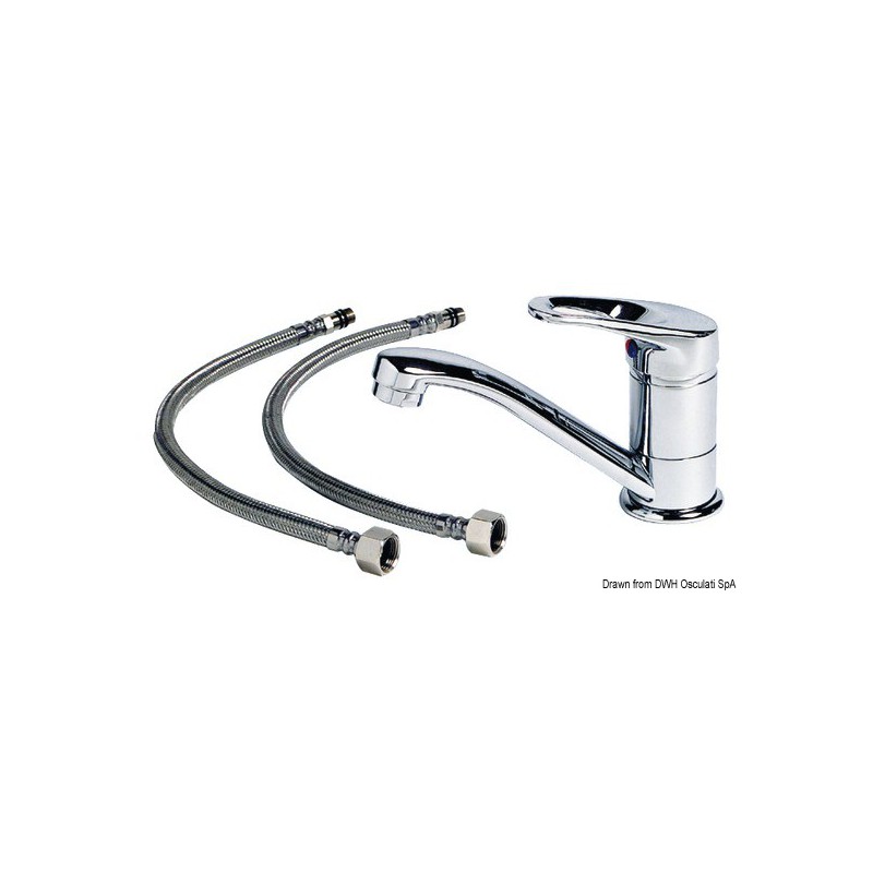 Robinet mélangeur bec pivotant