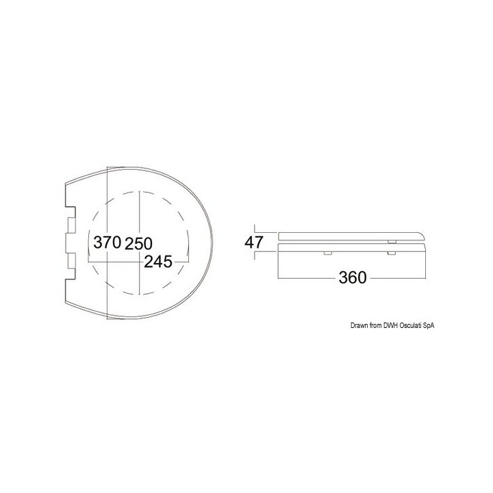 Cuvette Wc pour Tecma