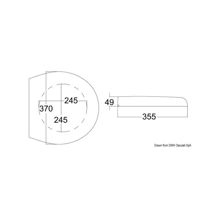 Cuvette Wc pour Tecma