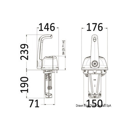 Boîtier monolevier Ultraflex B501