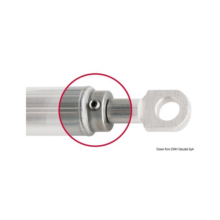 Ressort à gaz à calibrage réglable