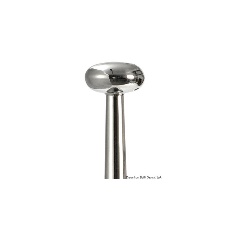 Hampe de pavillon inox