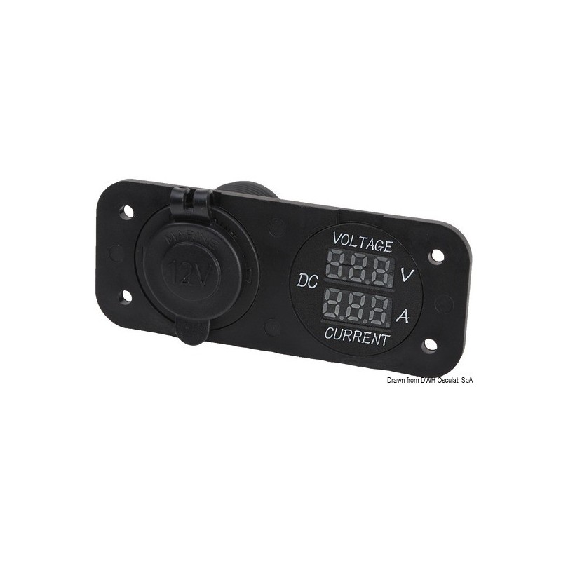 Voltmètres/ampèremètres digitaux