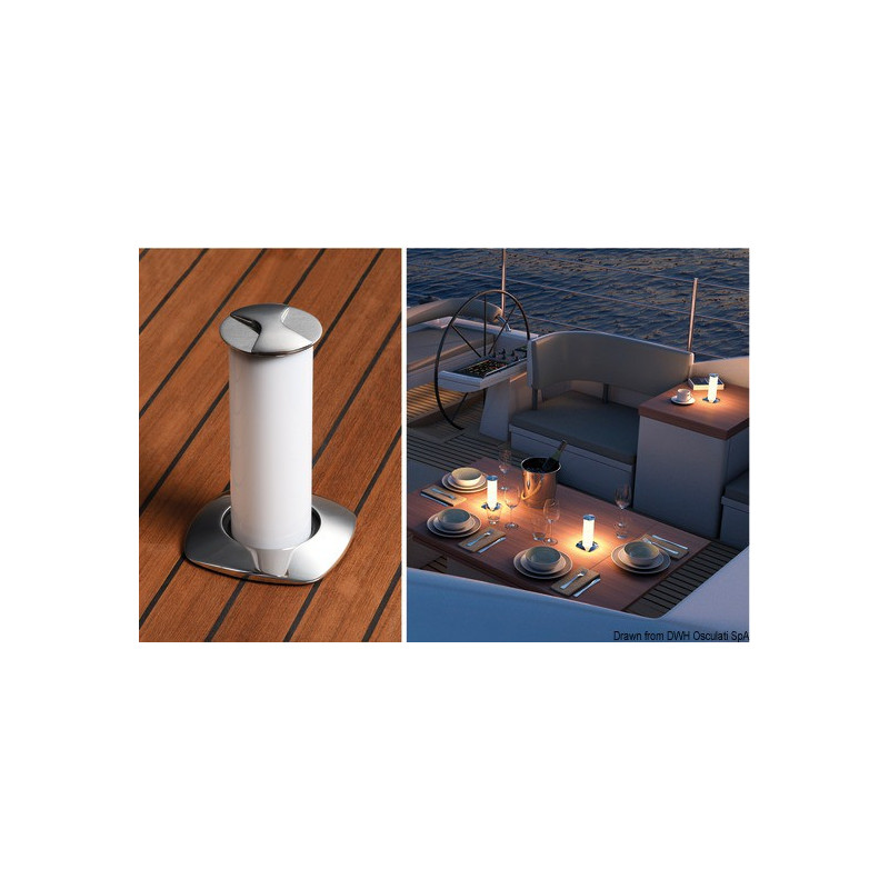 Lampe de table escamotable