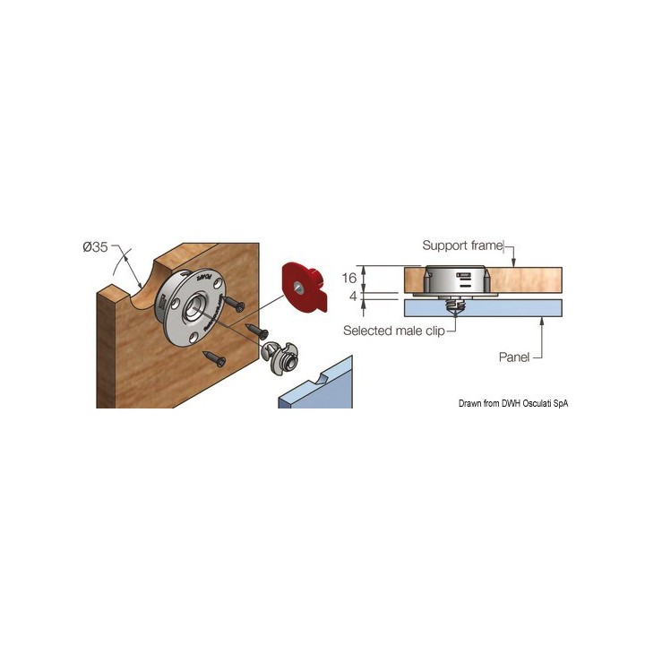 Fixation pour panneaux Fastmount