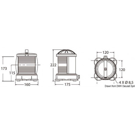 Feux de navigation DHR 50m