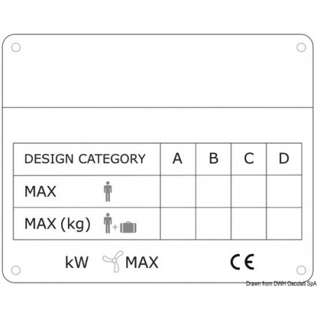 Plaque d'identification bateau