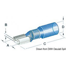 Cosse faston étanche