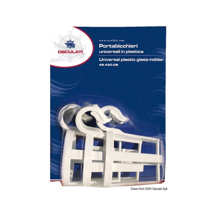 Kit 3 porte-verres à clipser  