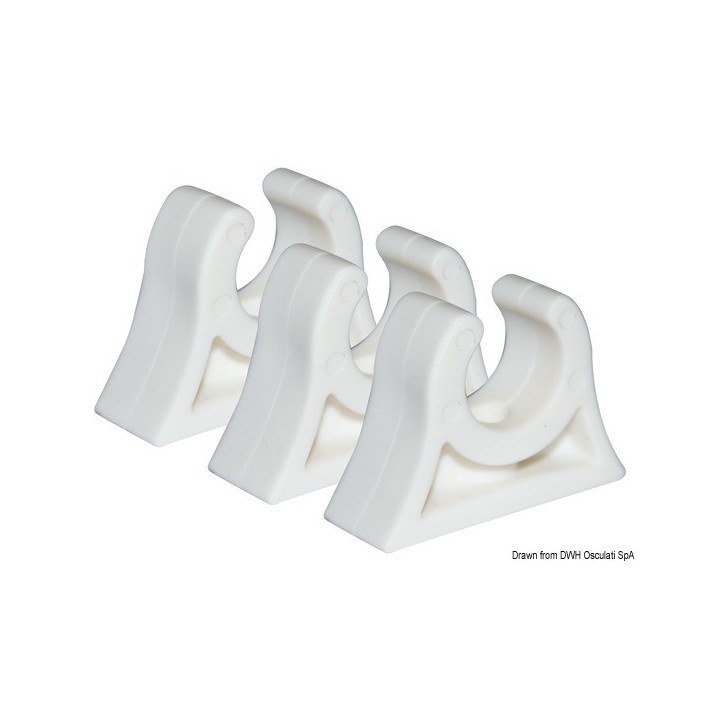 Clip noir x tubes 16/18mm 