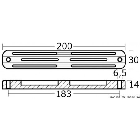 Anode barre pour SELVA