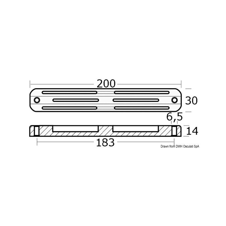 Anode barre pour SELVA