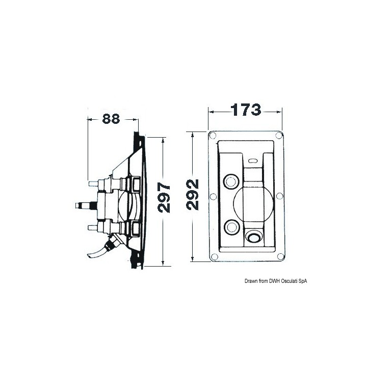 Douche encastrable Whale 