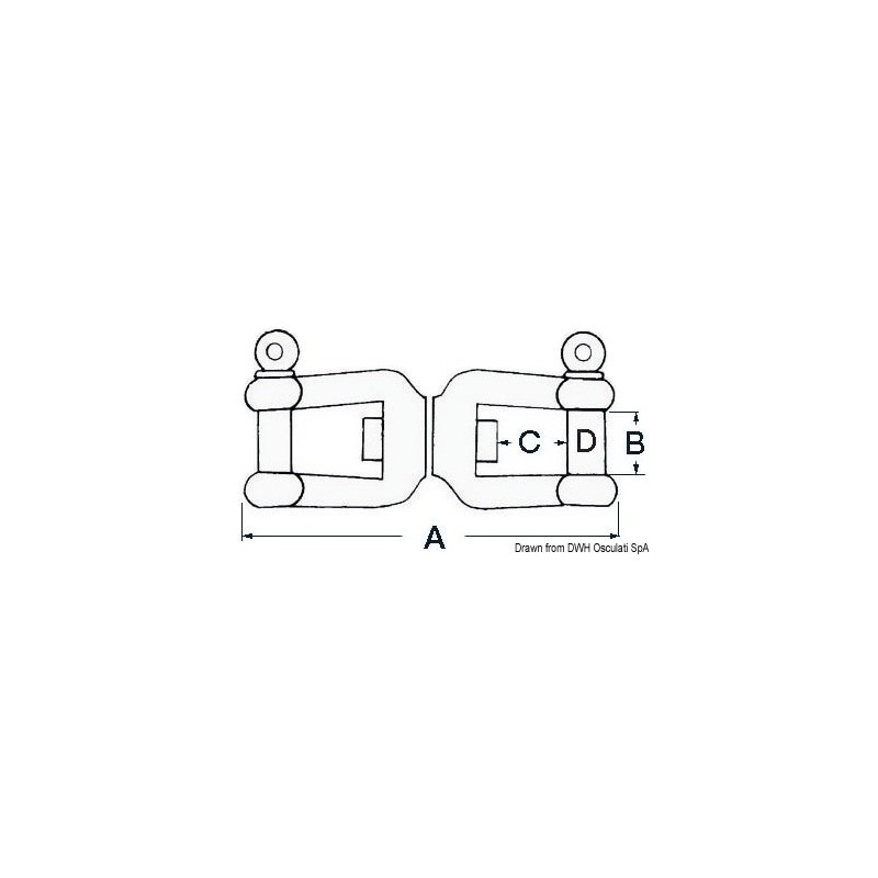 Emerillon inox manille-manille