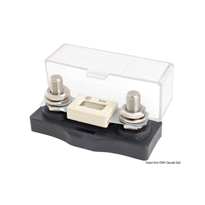 Porte fusibles avec couvercle 