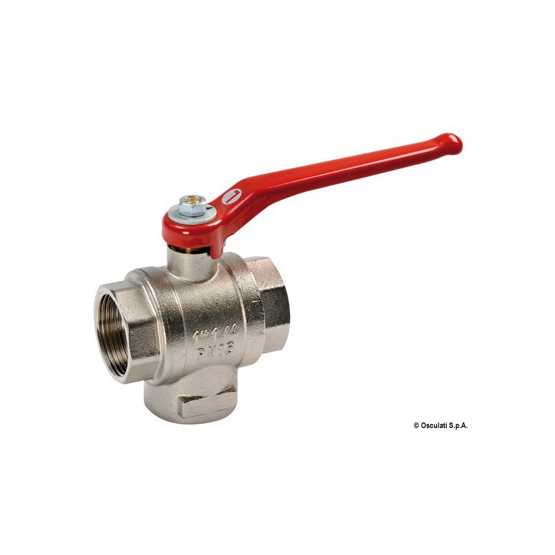 Vanne à bille laiton fem/fem