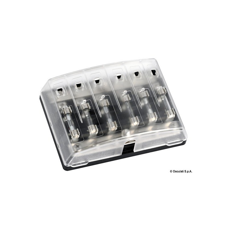 Boîte à fusibles verre