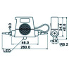 Porte-fusible avec LED d'alarme Porte-fusible avec LED d'alarme