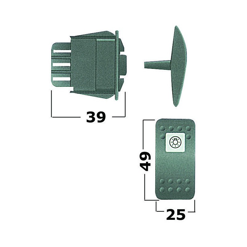 Interrupteurs "Contura II" CARLINGSWITCH