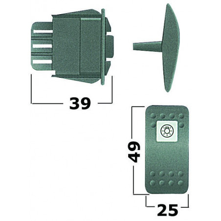 Interrupteurs "Contura II" CARLINGSWITCH